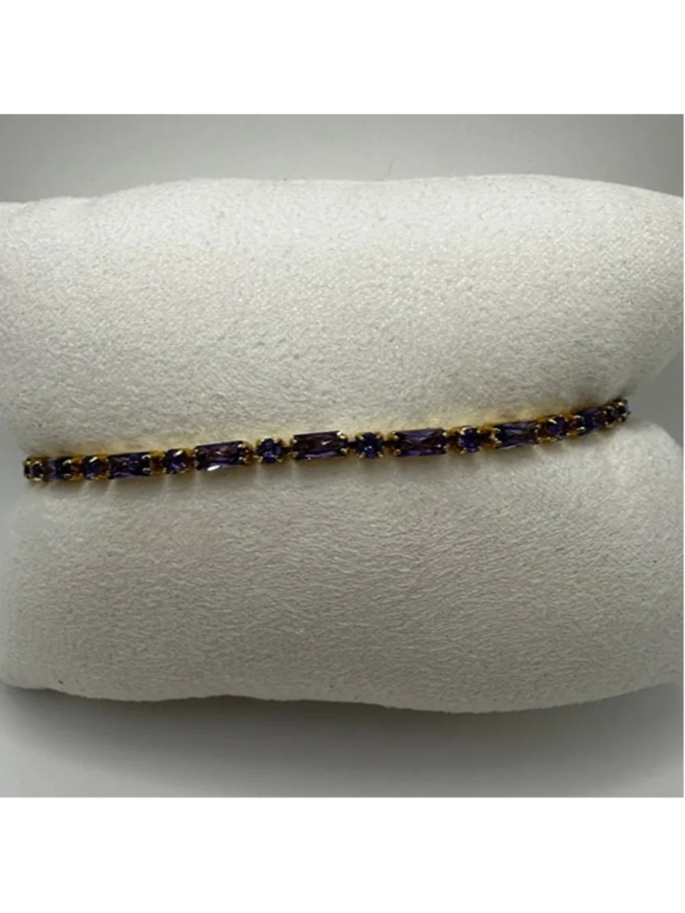 Purple and Gold Bracelet